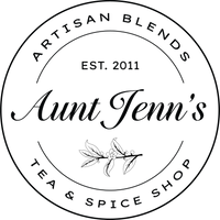 Aunt Jenn's Tea & Spice Shop logo